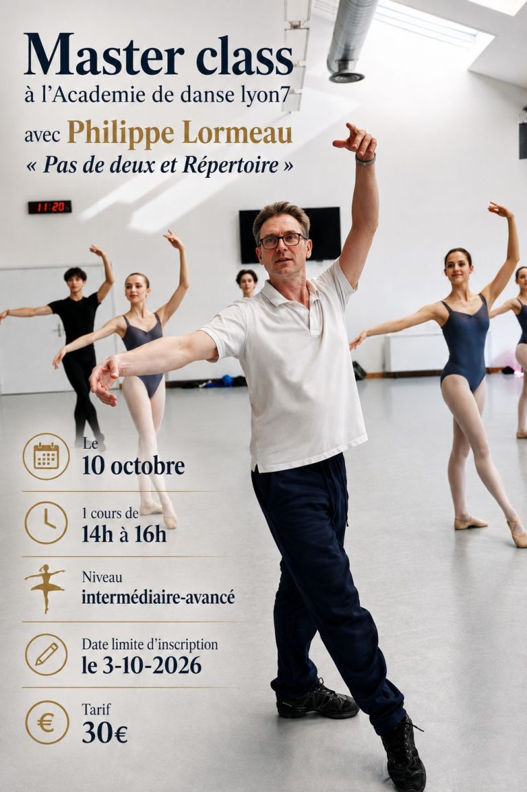 Flyer Masterclass Philippe Lormeau