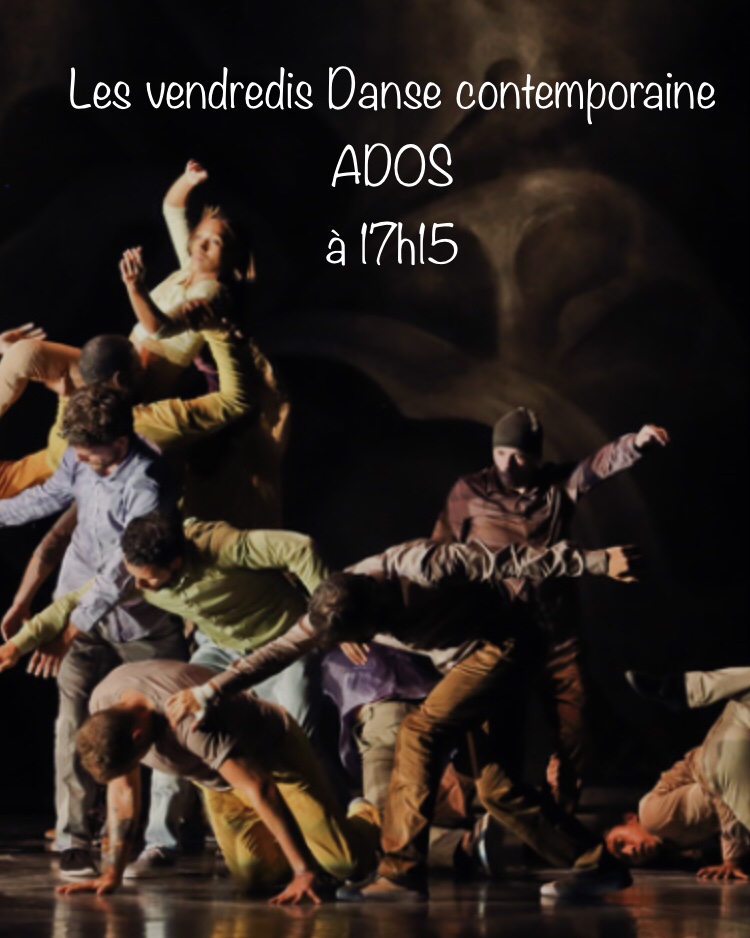 Danseur sur scène illustrant le cours de danse contemporaine pour adolescents à l'Académie de Danse Lyon 7.