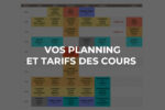 Aperçu du planning de l'académie de danse Lyon 7
